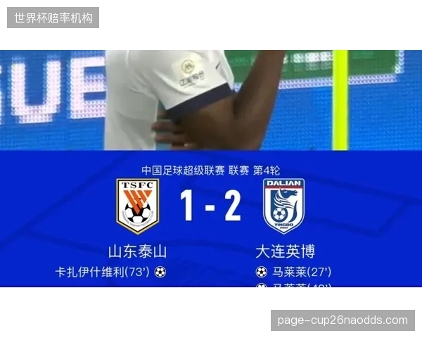 马莱莱高效反击破门，大连英博利用战术性防守反击终结领头羊连胜。